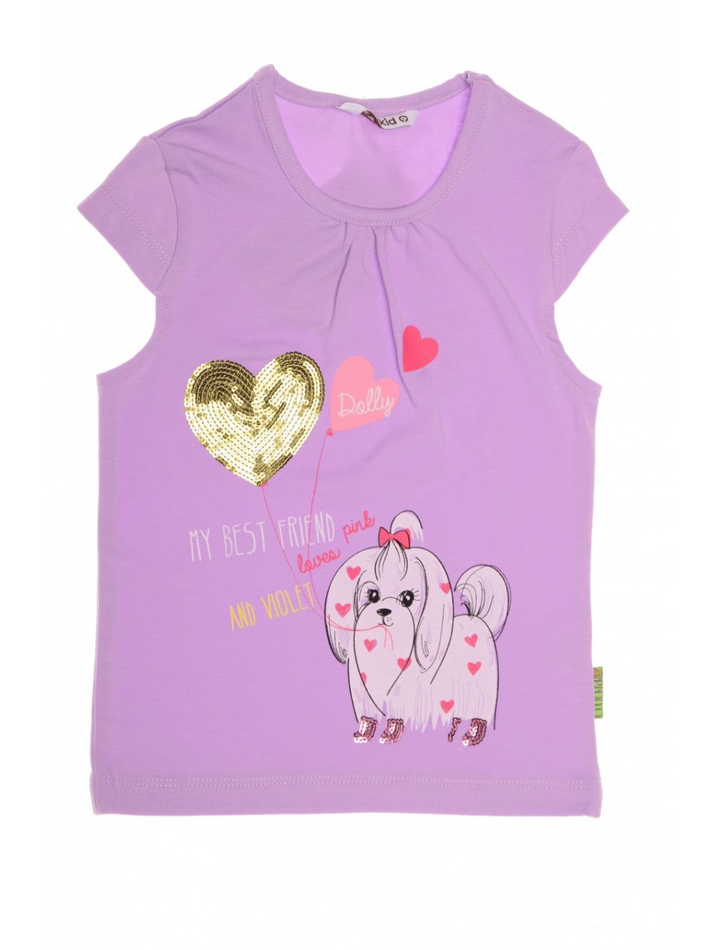 Блузка с къс ръкав "Dolly", 1,5-4 г.